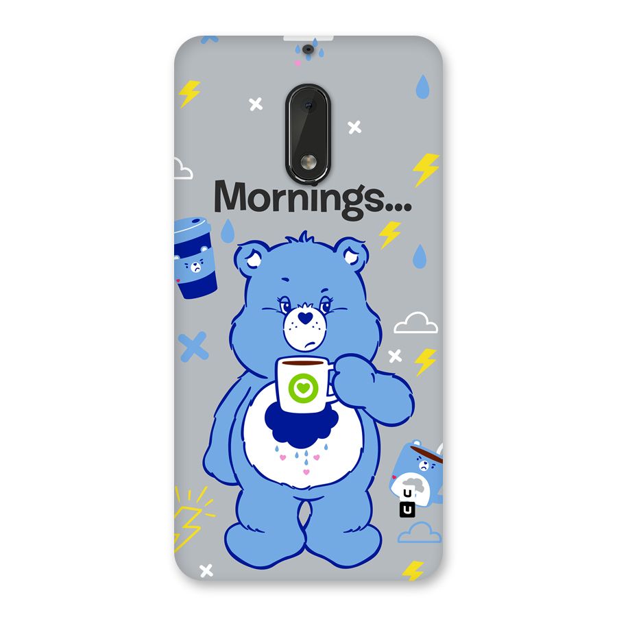 Morning Bear Back Case for Nokia 6