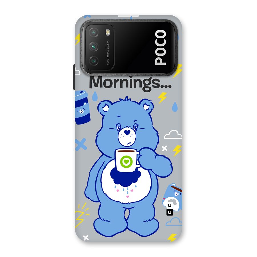 Morning Bear Back Case for Poco M3