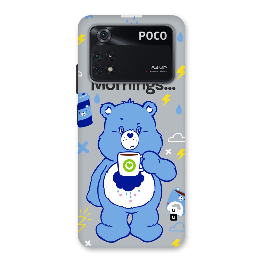 Morning Bear Back Case for Poco M4 Pro 4G