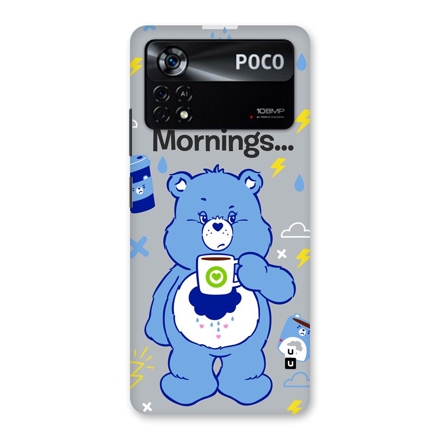 Morning Bear Back Case for Poco X4 Pro 5G