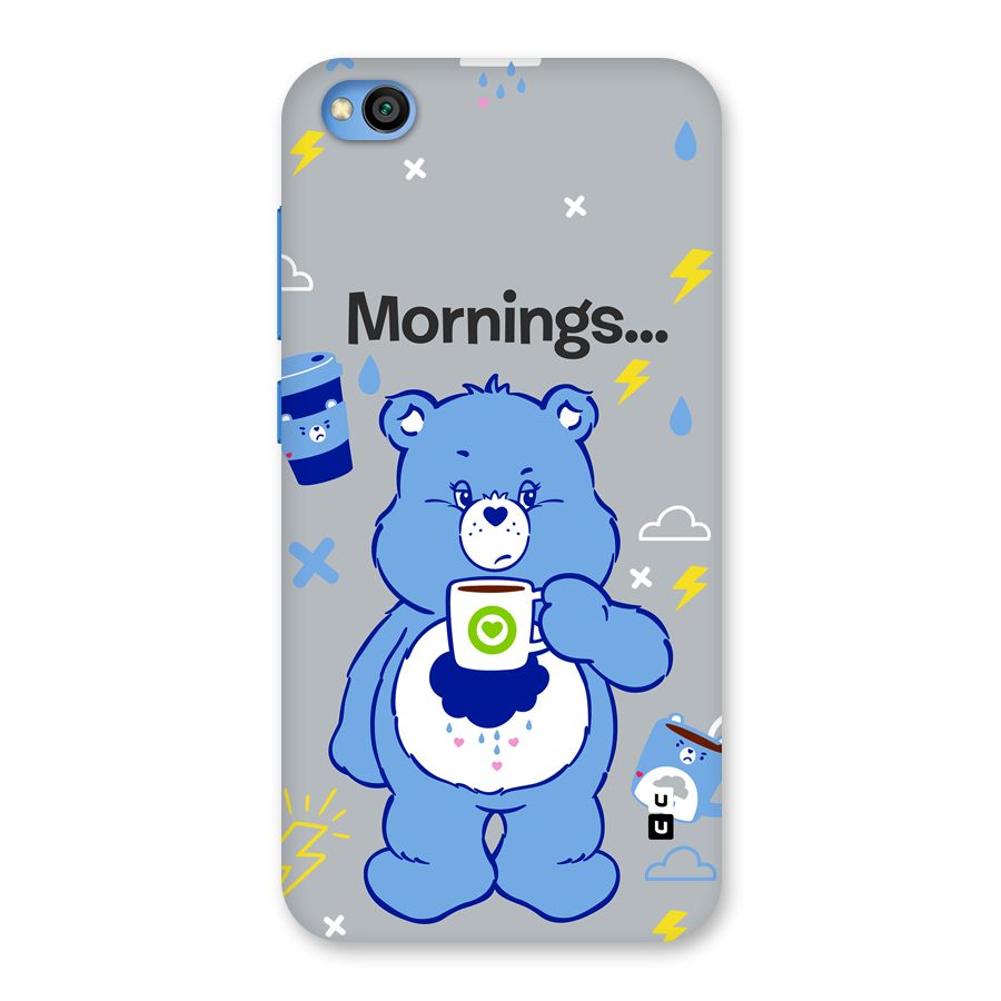 Morning Bear Back Case for Redmi Go