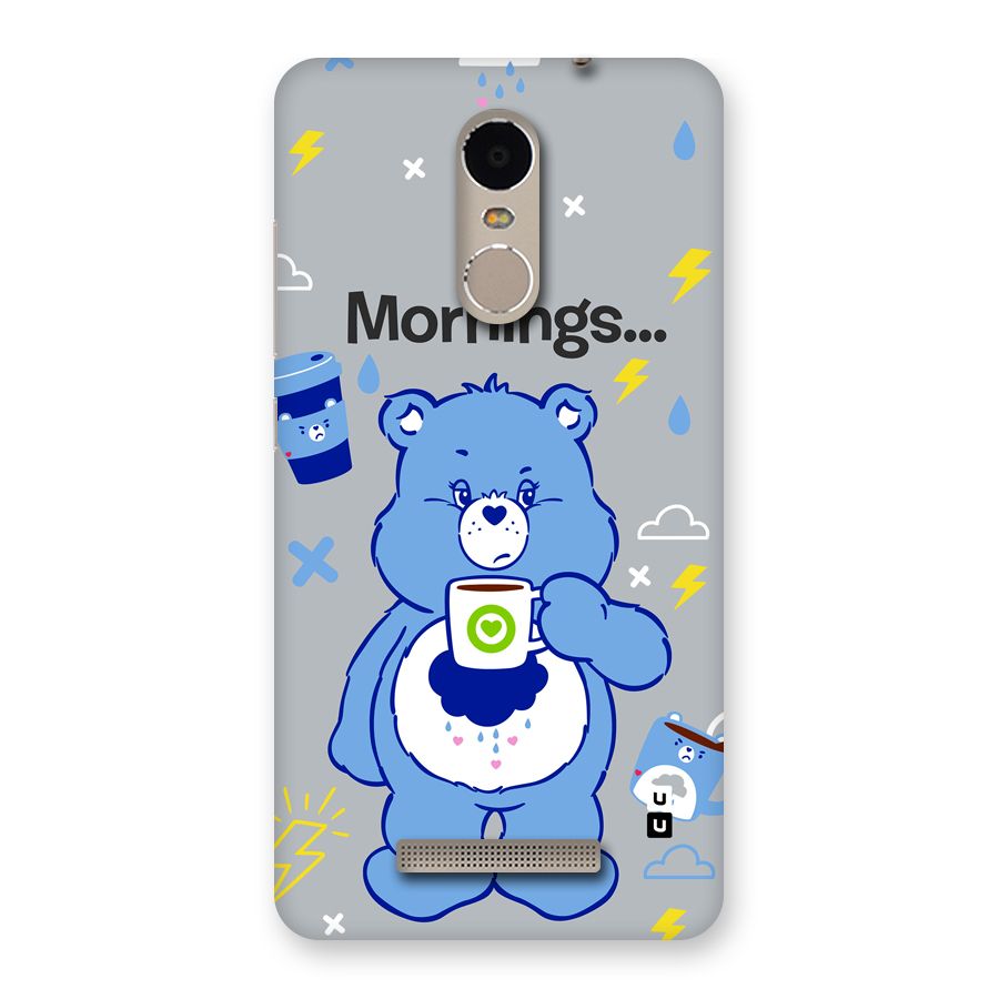 Morning Bear Back Case for Redmi Note 3