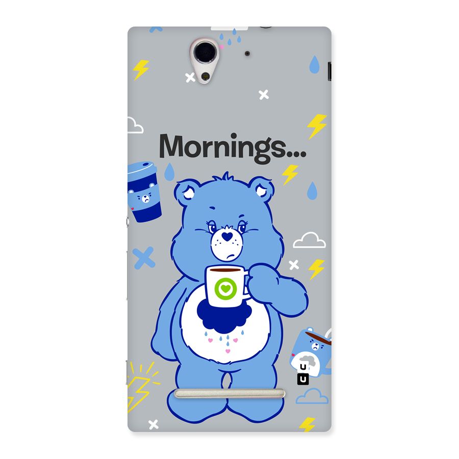 Morning Bear Back Case for Xperia C3