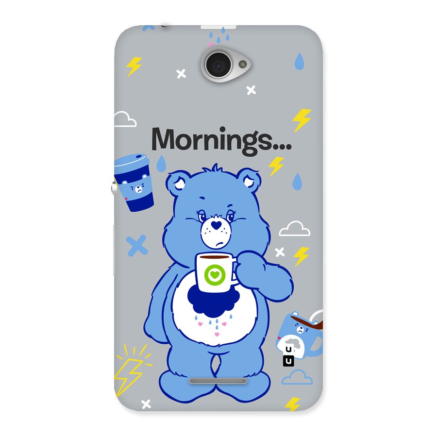 Morning Bear Back Case for Xperia E4