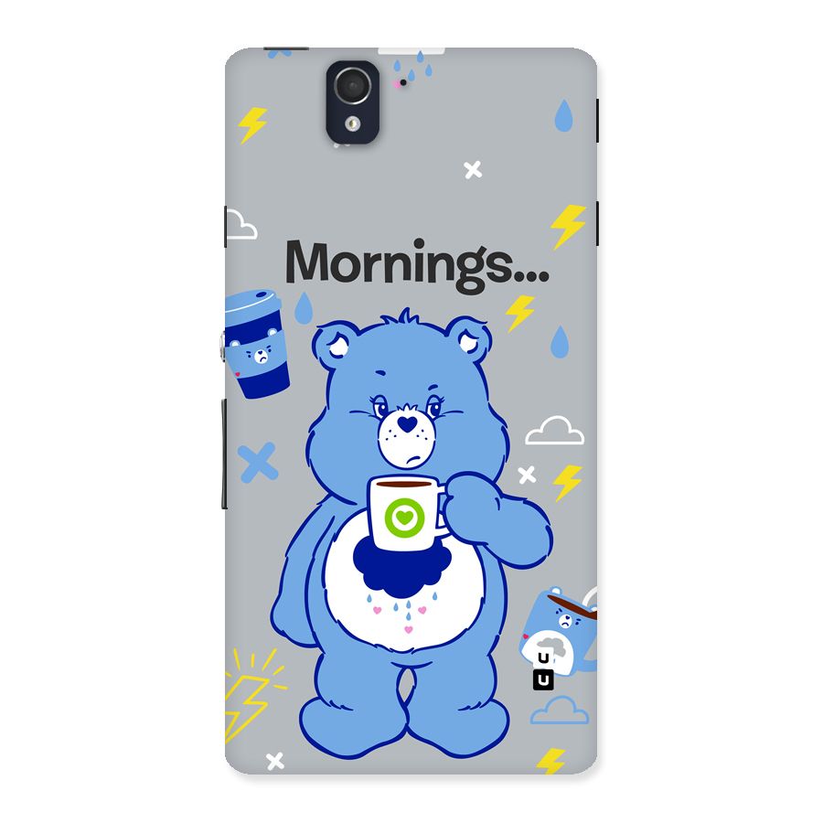 Morning Bear Back Case for Xperia Z