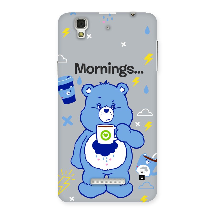 Morning Bear Back Case for YU Yureka Plus