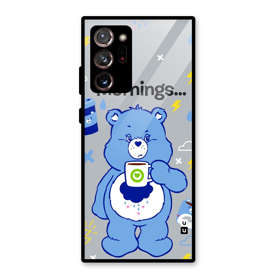 Morning Bear Glass Back Case for Galaxy Note 20 Ultra