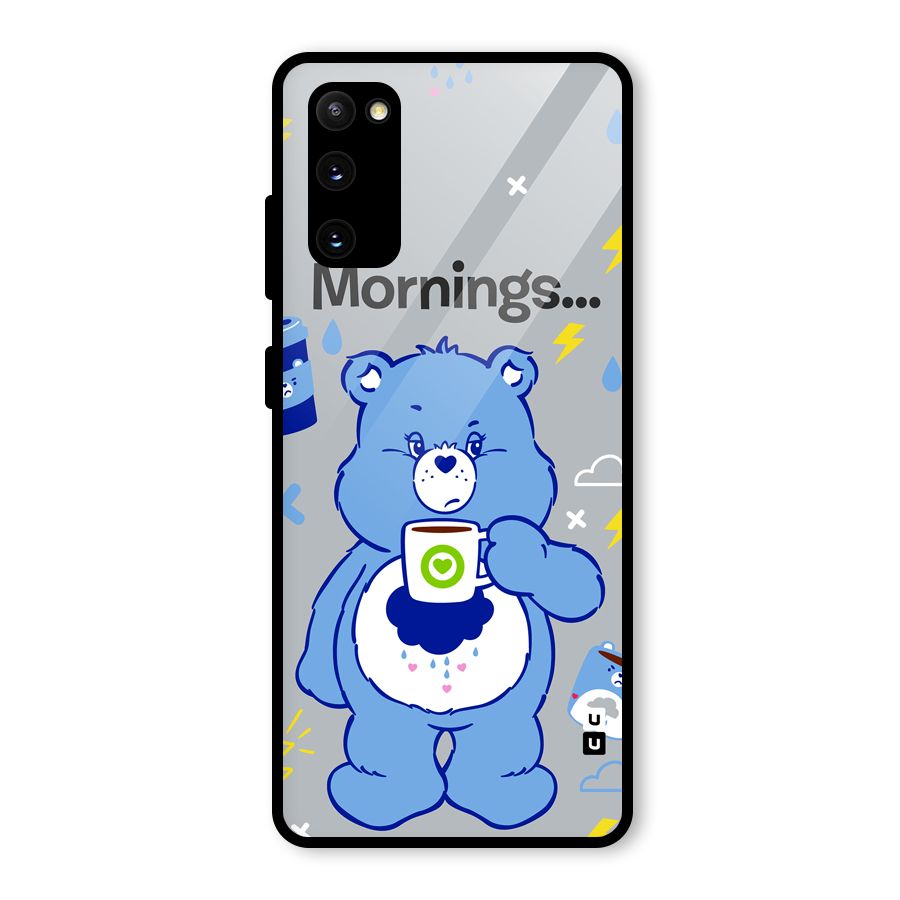 Morning Bear Glass Back Case for Galaxy S20 FE 5G