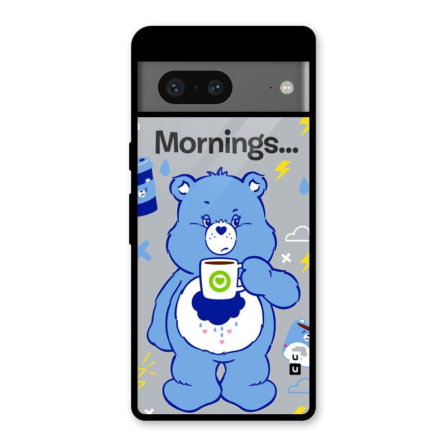 Morning Bear Glass Back Case for Google Pixel 7