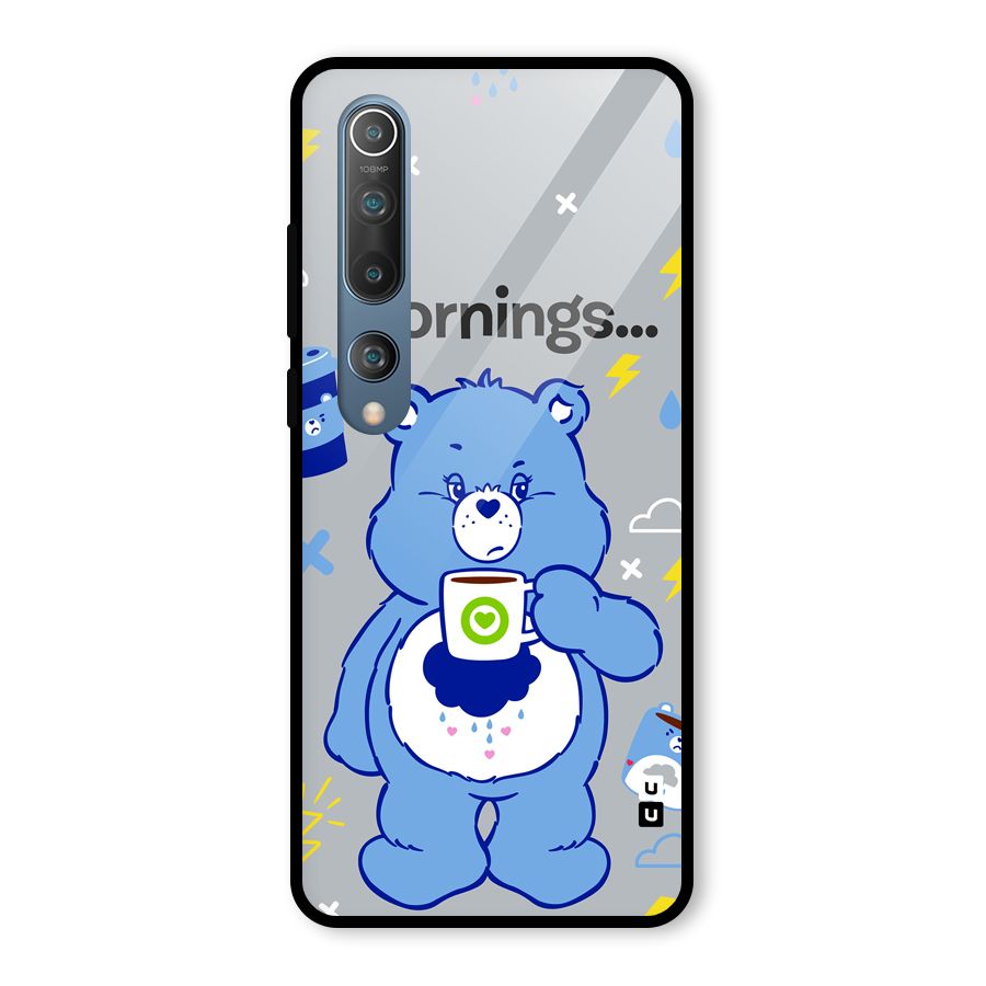 Morning Bear Glass Back Case for Mi 10