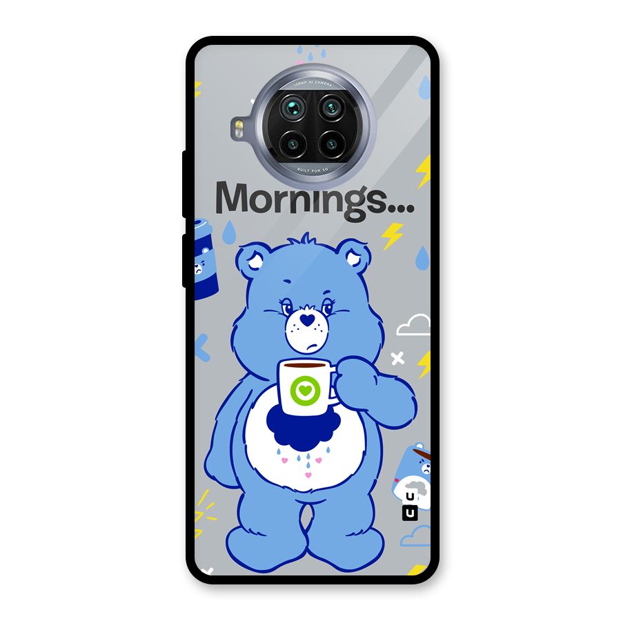 Morning Bear Glass Back Case for Mi 10i