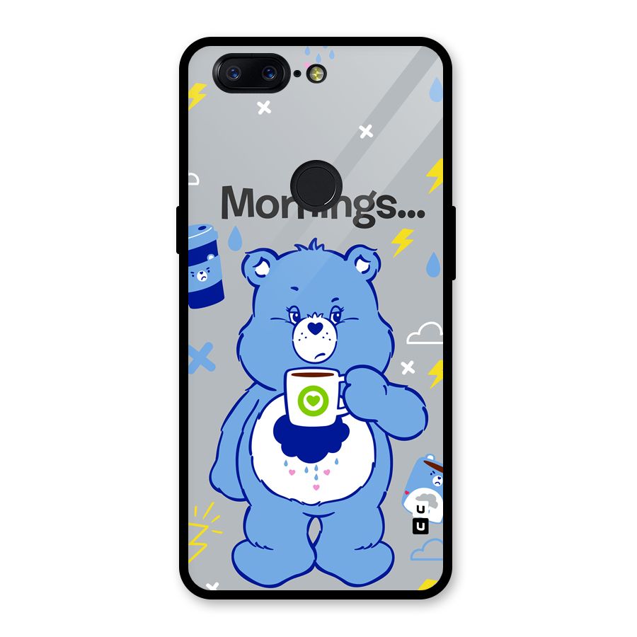 Morning Bear Glass Back Case for OnePlus 5T