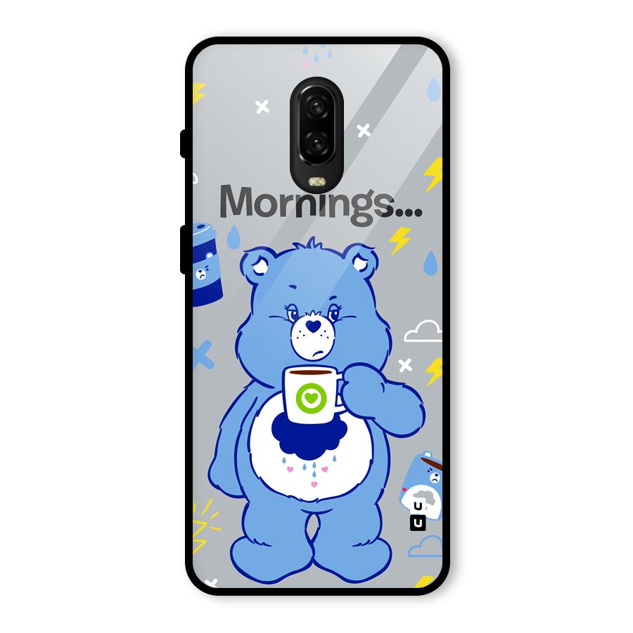 Morning Bear Glass Back Case for OnePlus 6T
