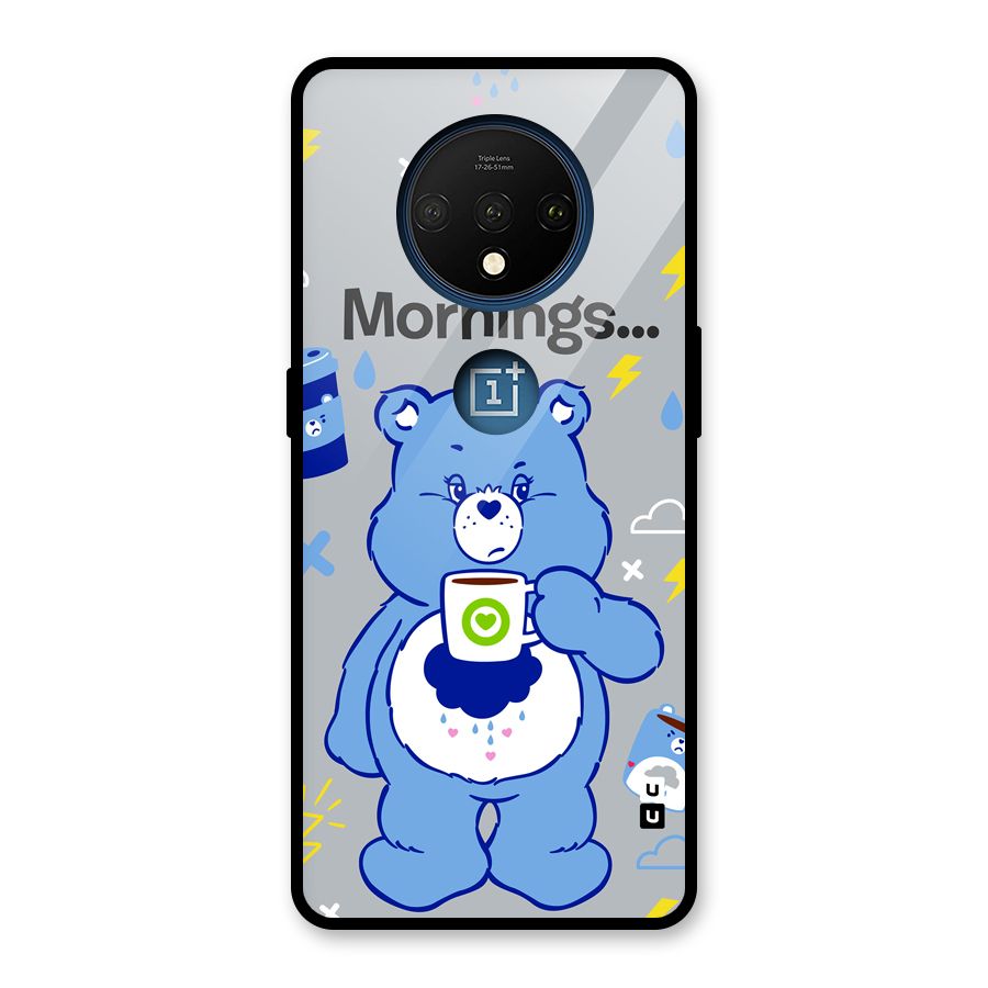 Morning Bear Glass Back Case for OnePlus 7T