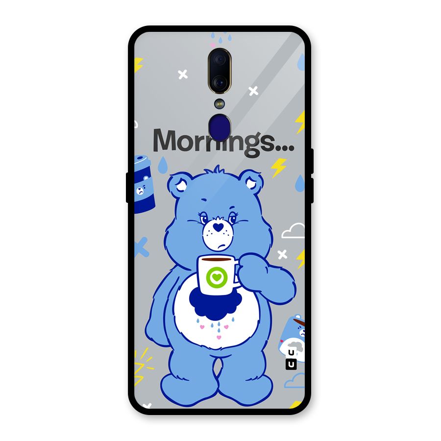 Morning Bear Glass Back Case for Oppo F11