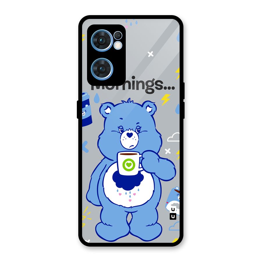 Morning Bear Glass Back Case for Oppo Reno7 5G