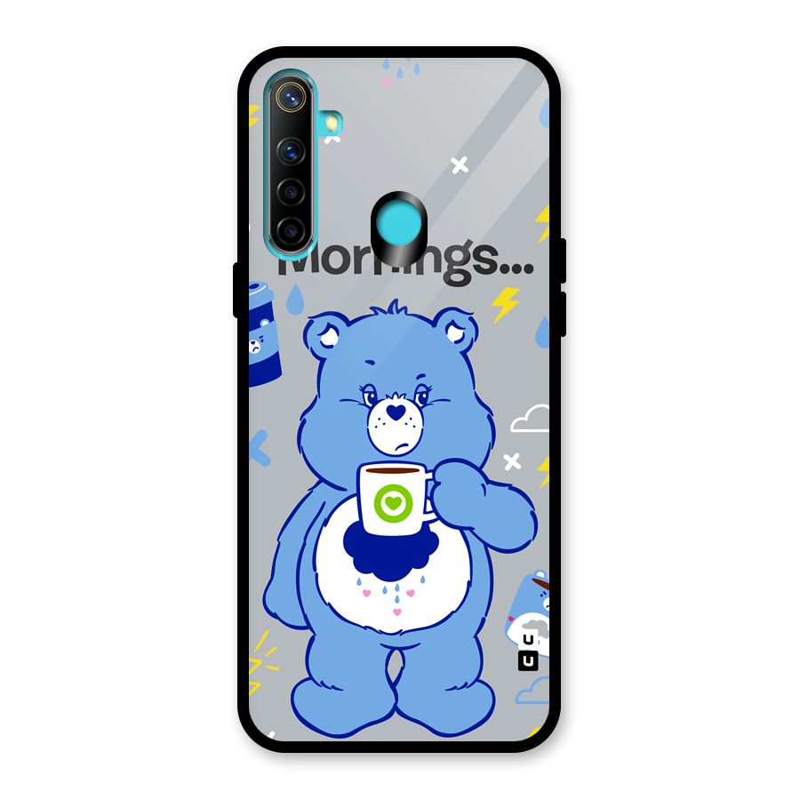 Morning Bear Glass Back Case for Realme 5