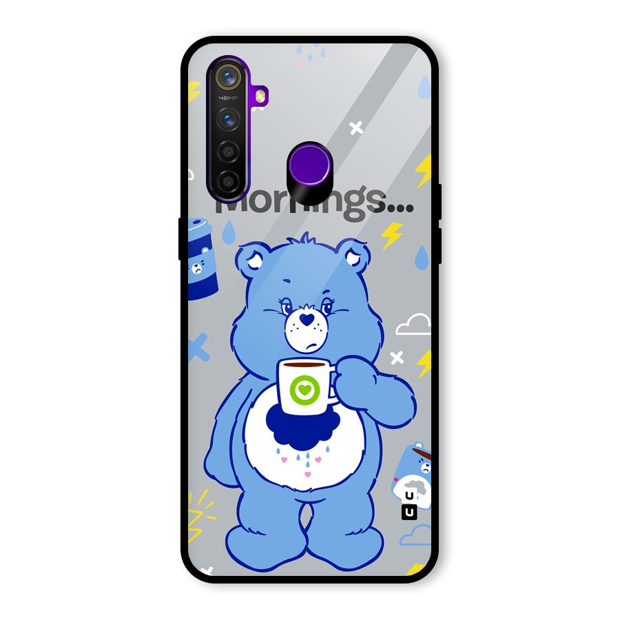 Morning Bear Glass Back Case for Realme 5 Pro