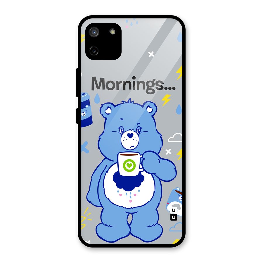 Morning Bear Glass Back Case for Realme C11