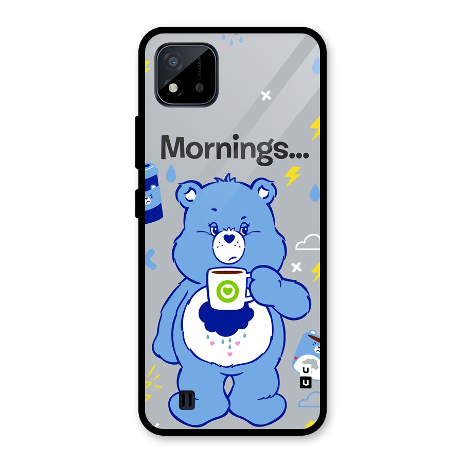 Morning Bear Glass Back Case for Realme C11 2021