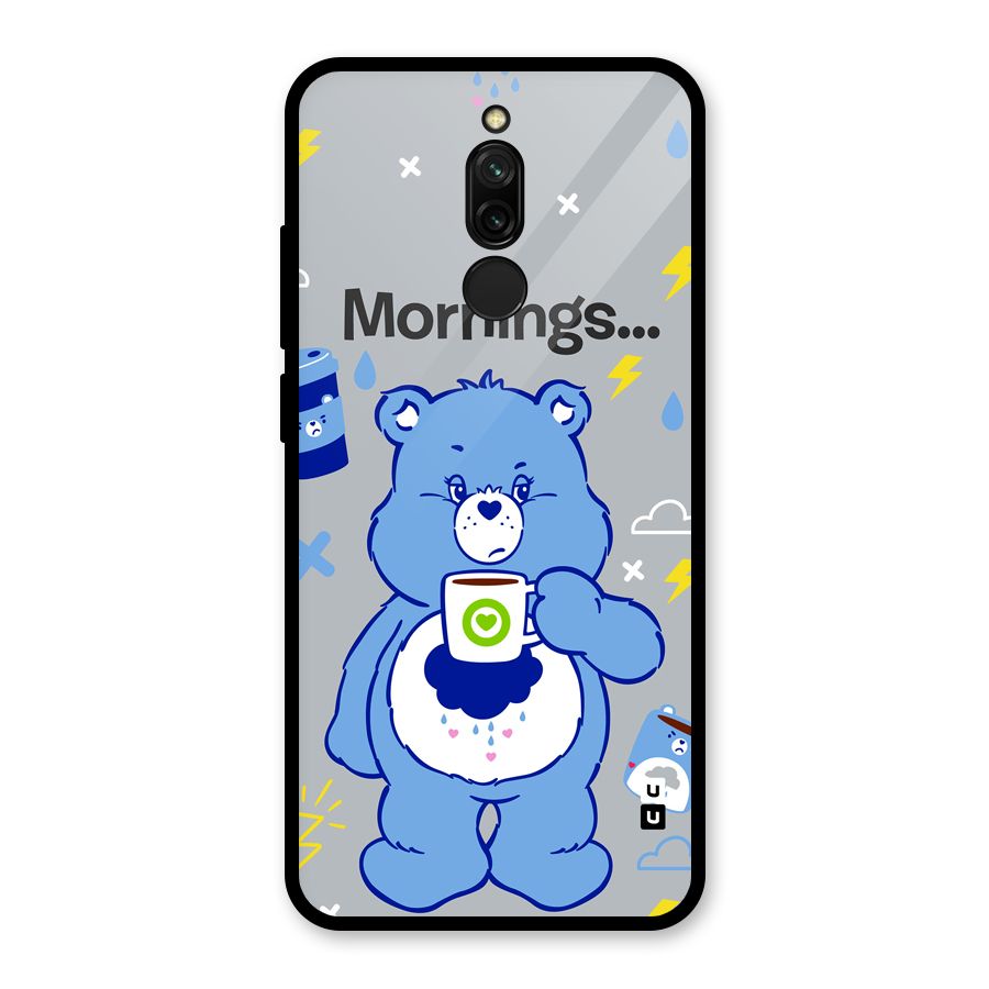 Morning Bear Glass Back Case for Redmi 8