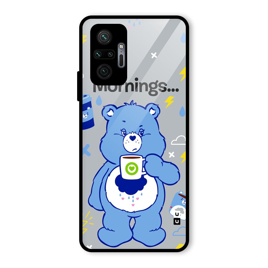 Morning Bear Glass Back Case for Redmi Note 10 Pro
