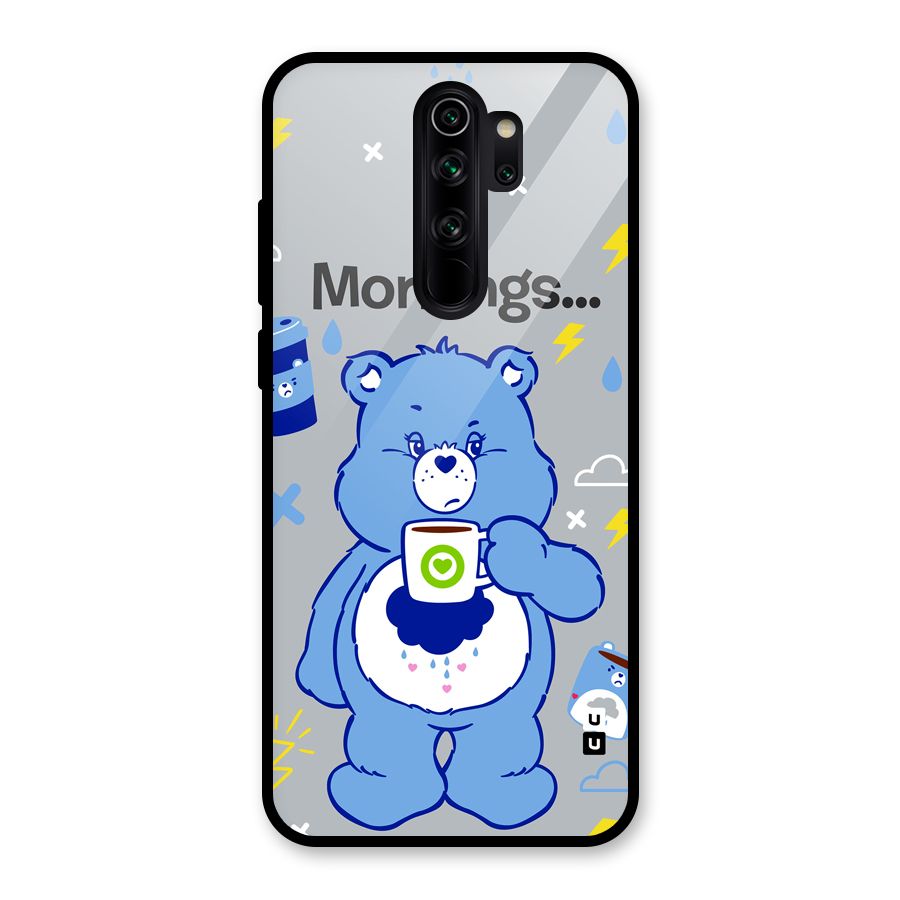 Morning Bear Glass Back Case for Redmi Note 8 Pro