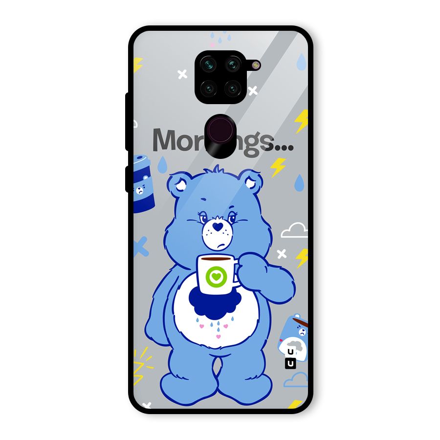 Morning Bear Glass Back Case for Redmi Note 9