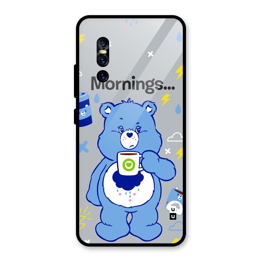 Morning Bear Glass Back Case for Vivo V15 Pro