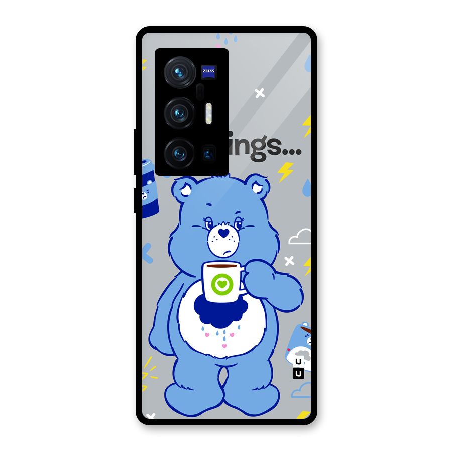 Morning Bear Glass Back Case for Vivo X70 Pro Plus