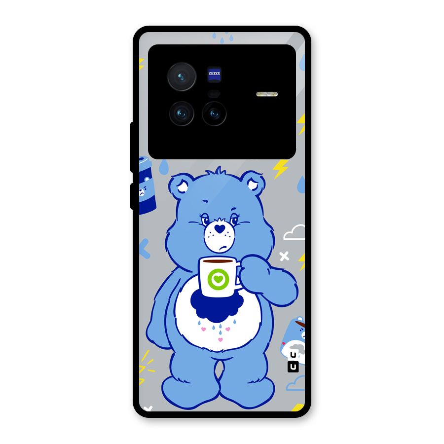 Morning Bear Glass Back Case for Vivo X80