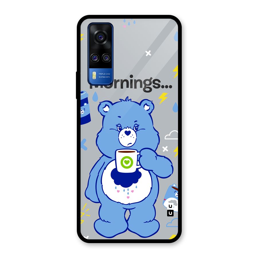 Morning Bear Glass Back Case for Vivo Y31