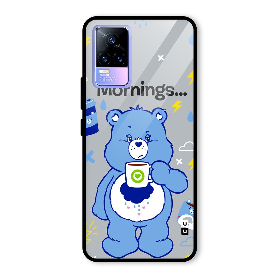 Morning Bear Glass Back Case for Vivo Y73