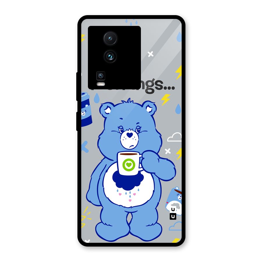 Morning Bear Glass Back Case for Vivo iQOO Neo 7 Pro
