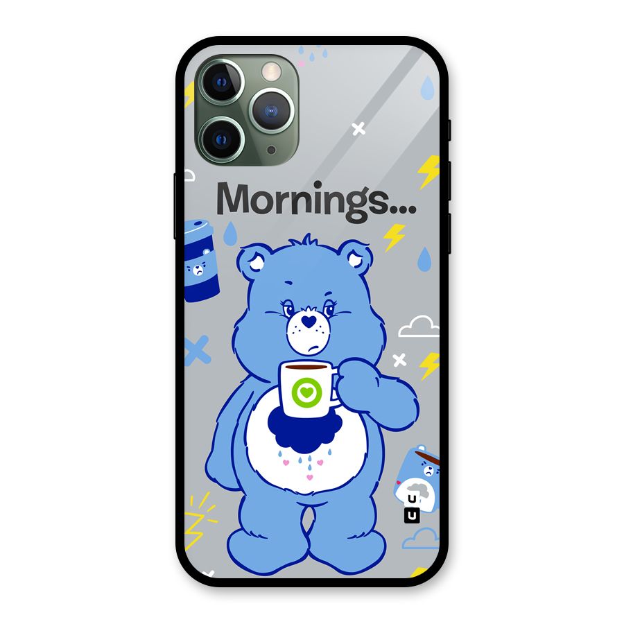 Morning Bear Glass Back Case for iPhone 11 Pro