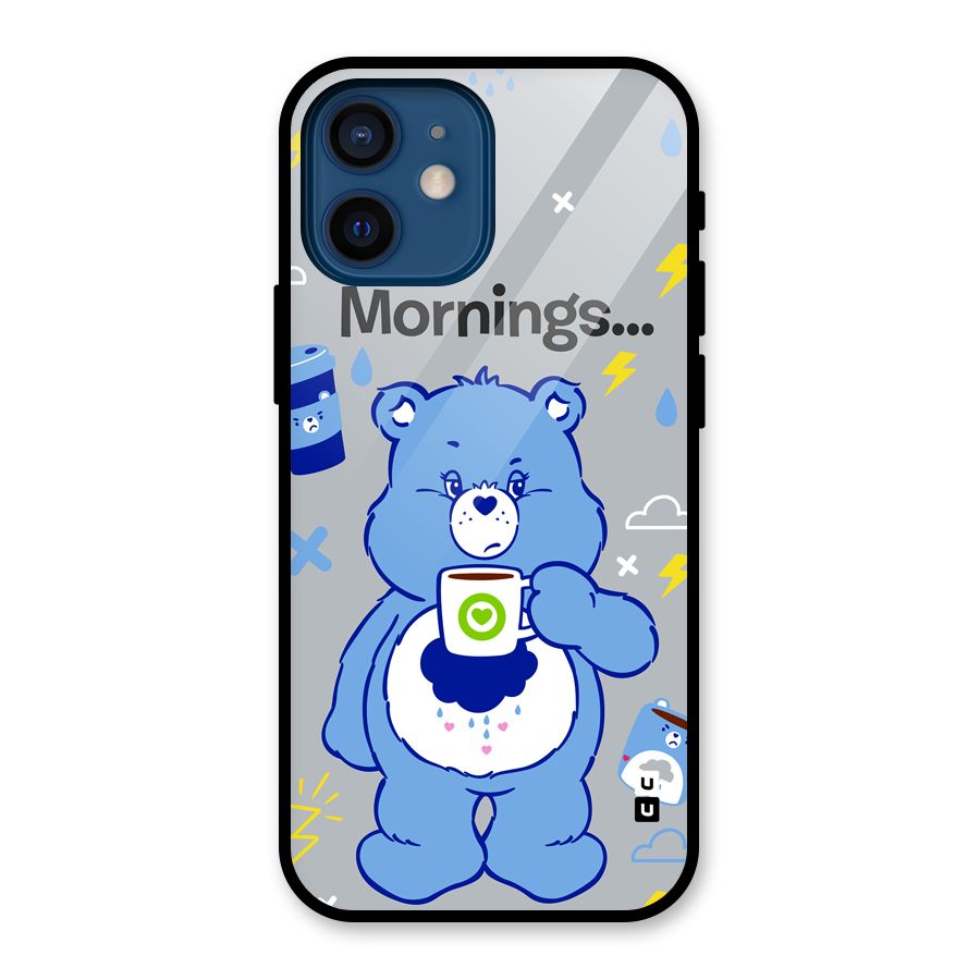Morning Bear Glass Back Case for iPhone 12 Mini