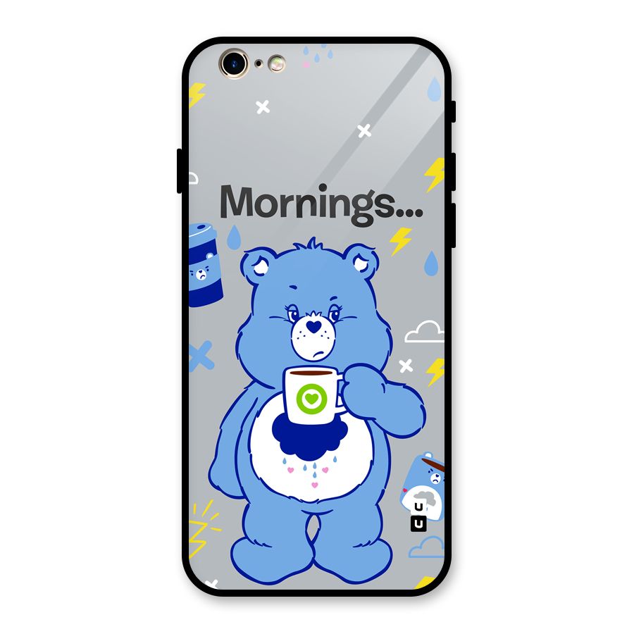 Morning Bear Glass Back Case for iPhone 6 6S