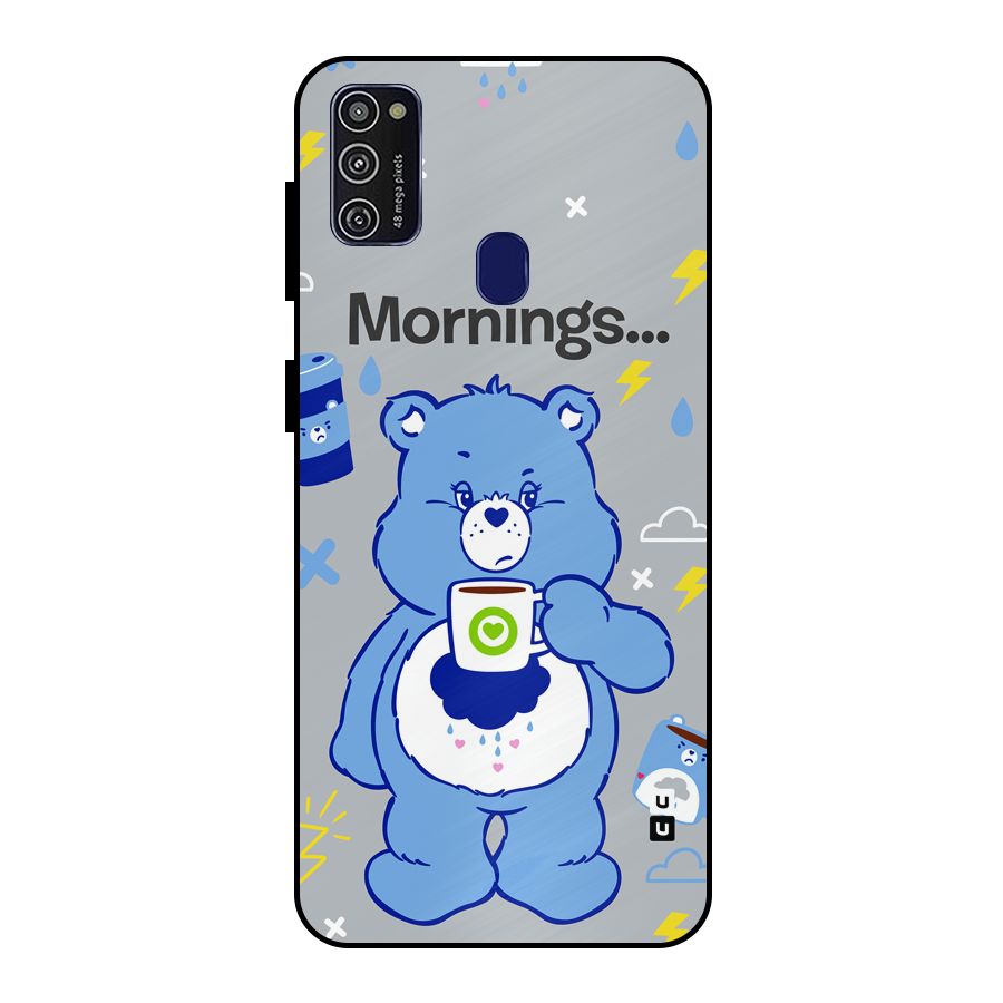 Morning Bear Metal Back Case for Galaxy M30s