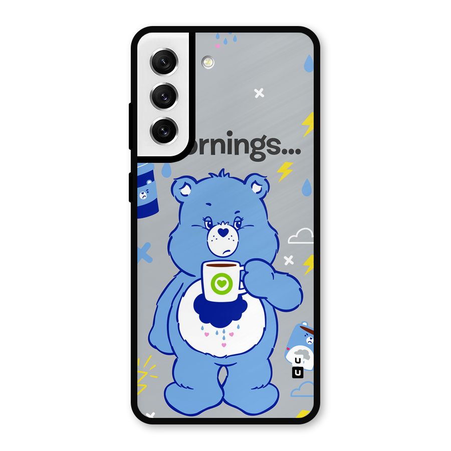 Morning Bear Metal Back Case for Galaxy S21 FE 5G
