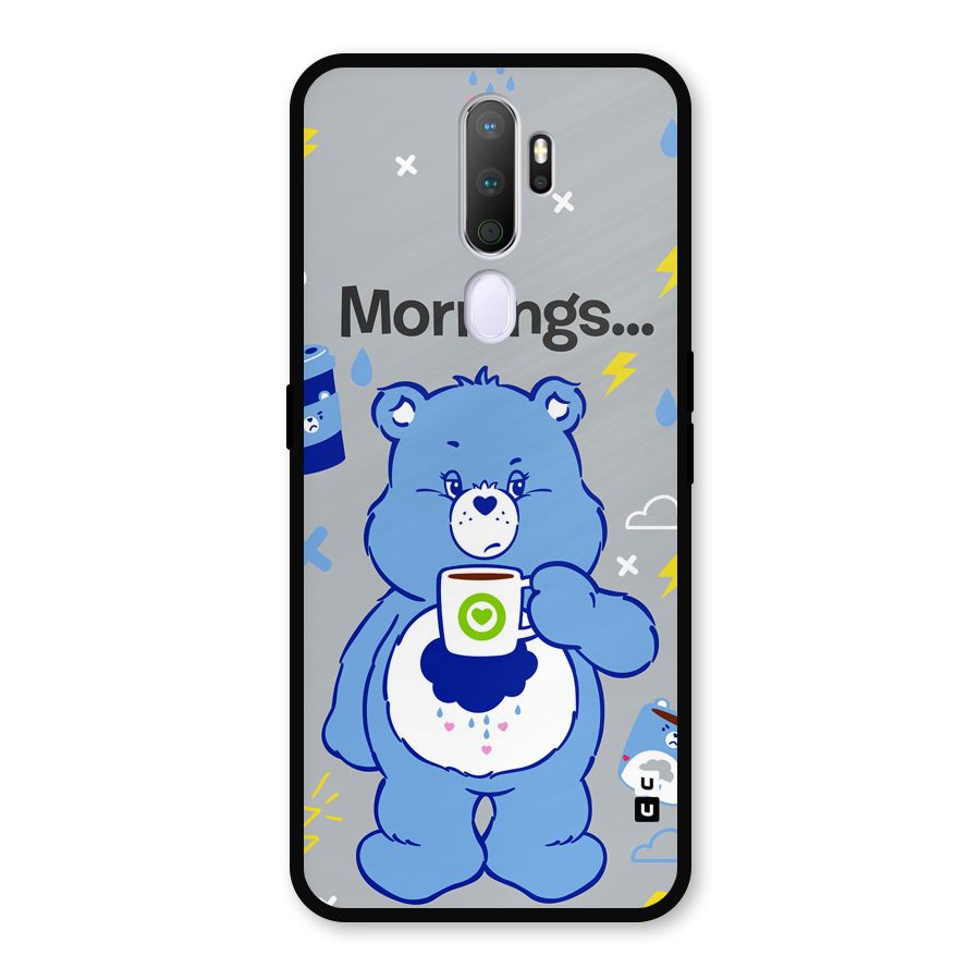 Morning Bear Metal Back Case for Oppo A5 (2020)