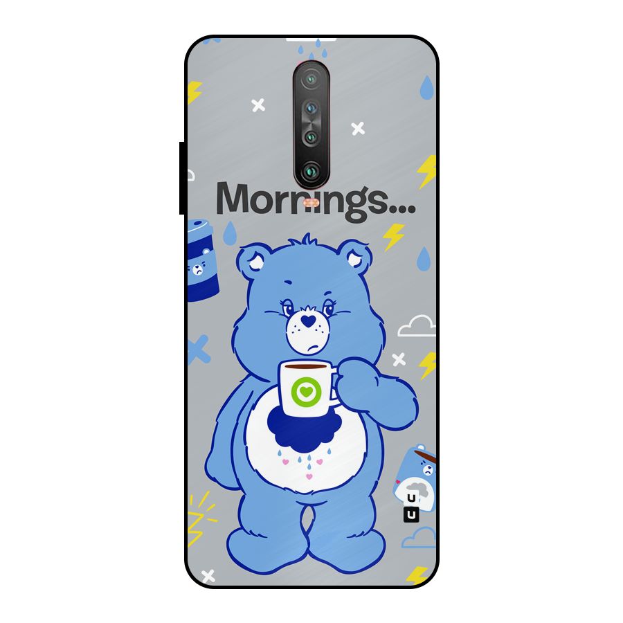 Morning Bear Metal Back Case for Poco X2