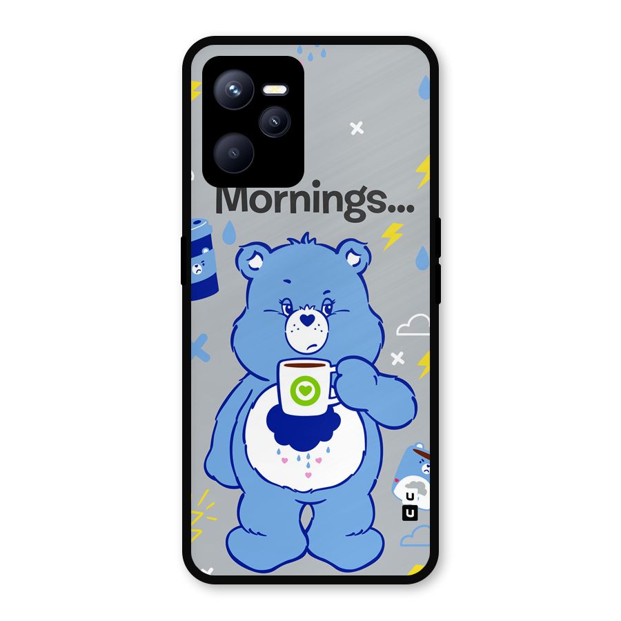 Morning Bear Metal Back Case for Realme C35