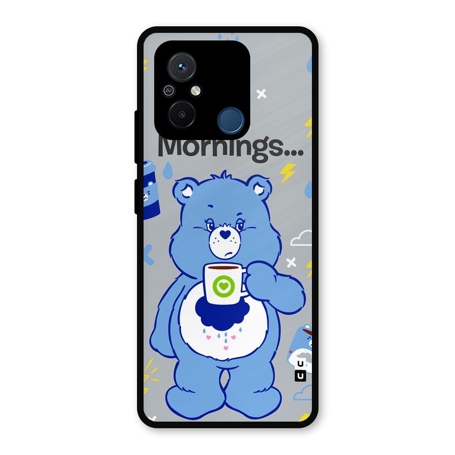 Morning Bear Metal Back Case for Redmi 12C