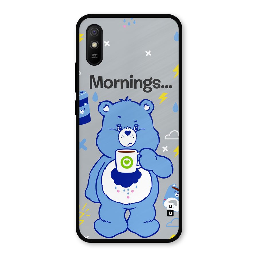 Morning Bear Metal Back Case for Redmi 9a