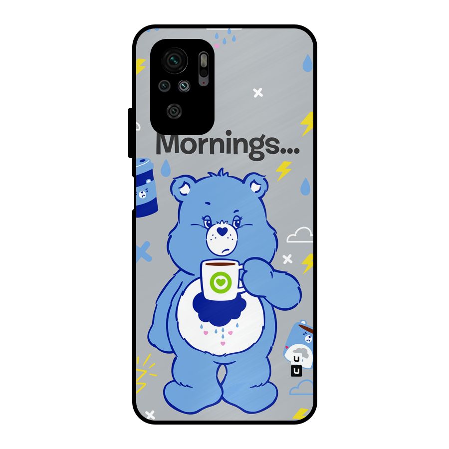 Morning Bear Metal Back Case for Redmi Note 11 SE