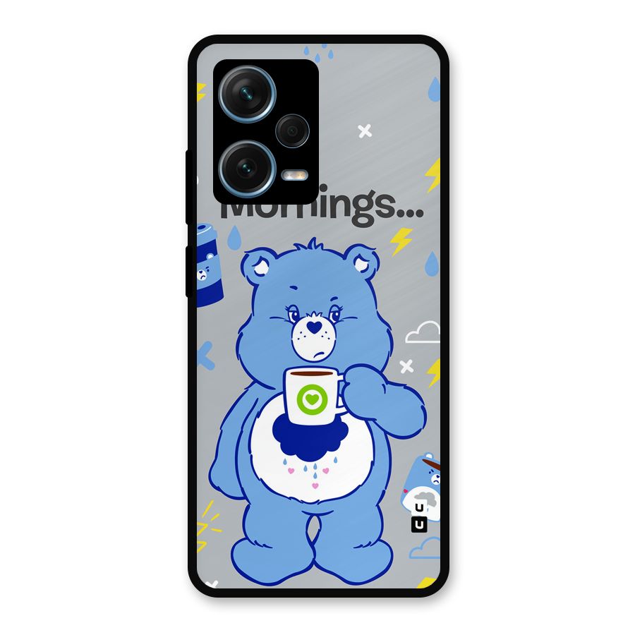 Morning Bear Metal Back Case for Redmi Note 12 Pro Plus 5G