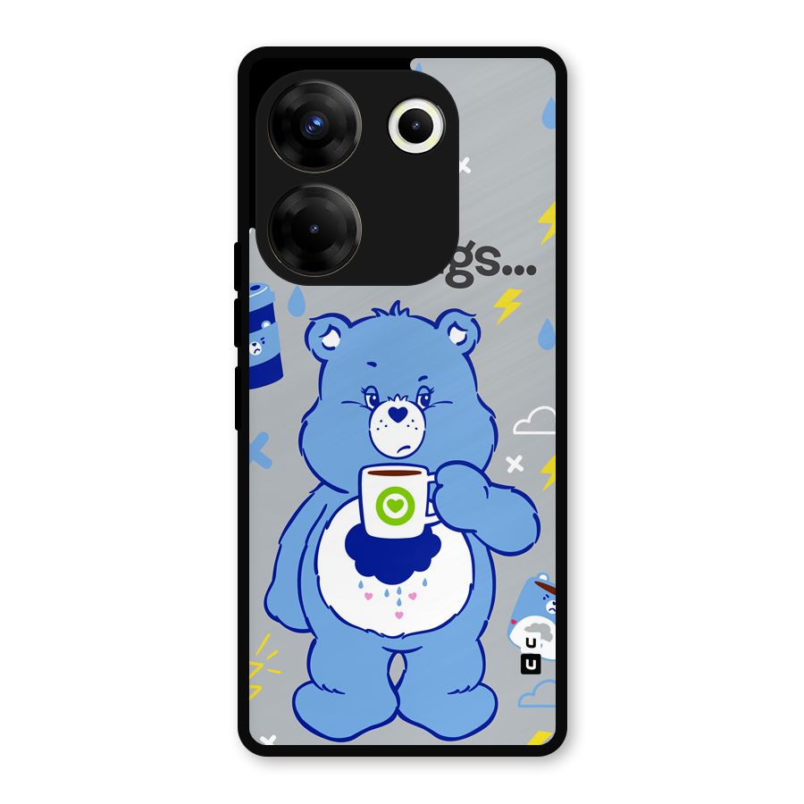 Morning Bear Metal Back Case for Tecno Camon 20 Pro