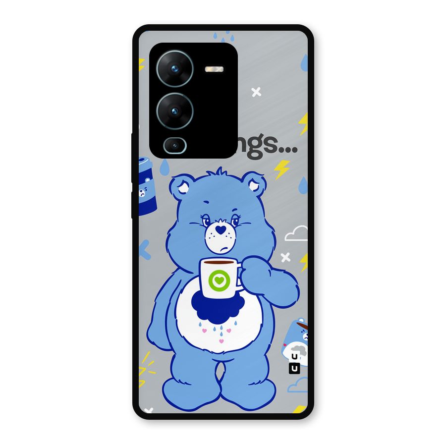 Morning Bear Metal Back Case for Vivo V25 Pro