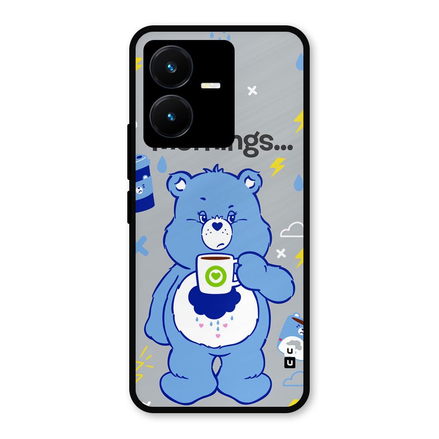 Morning Bear Metal Back Case for Vivo Y22