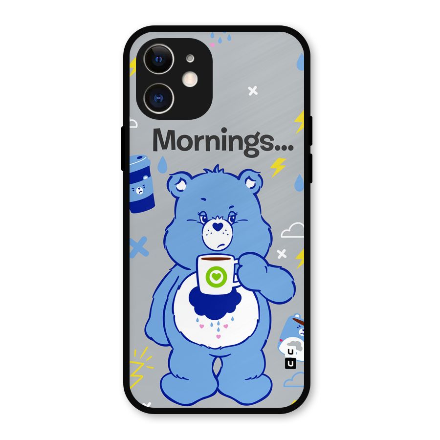 Morning Bear Metal Back Case for iPhone 12